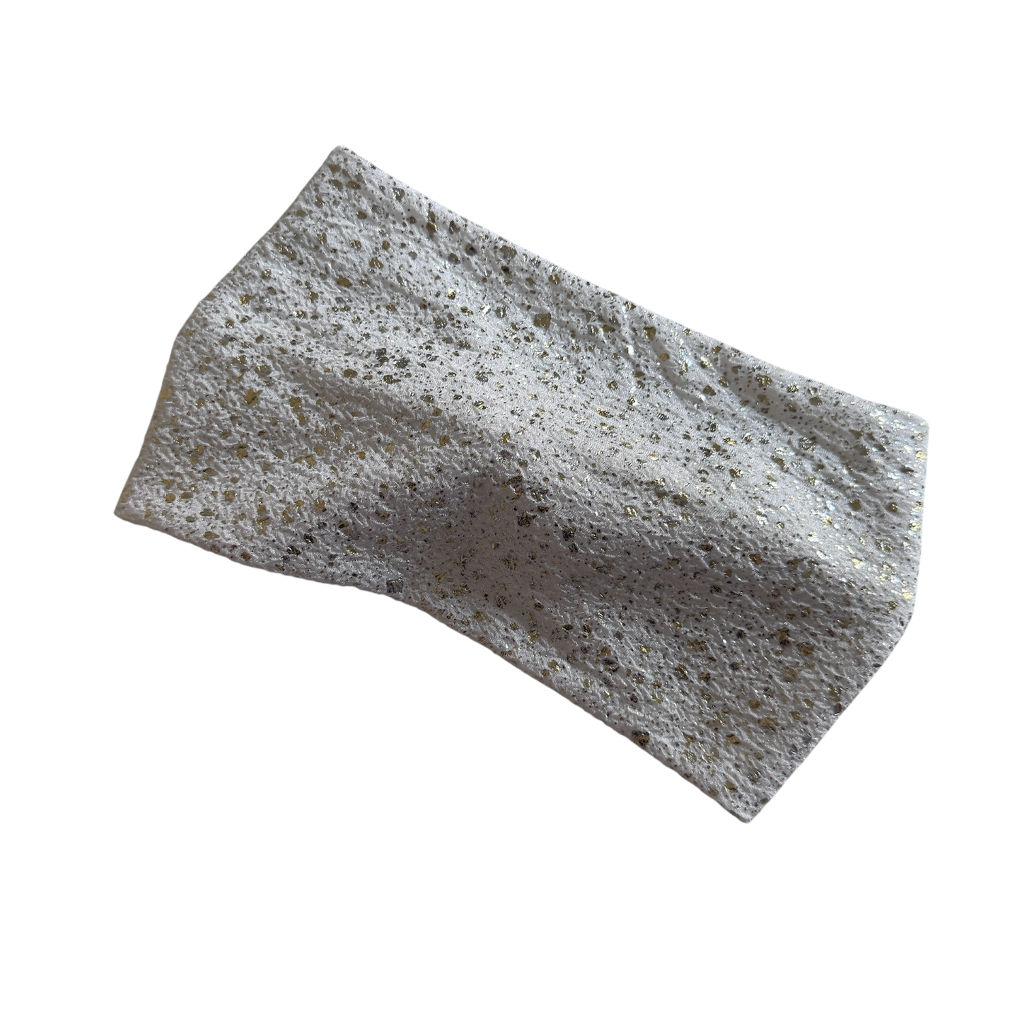 Stretch Knot Headband | Cream/Gold