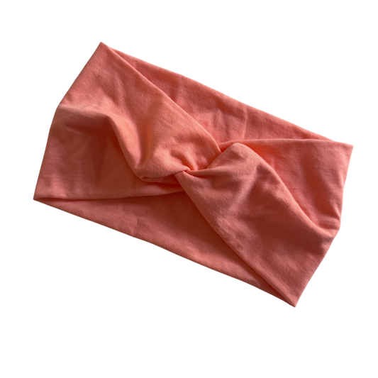 Stretch Knot Headband | Coral