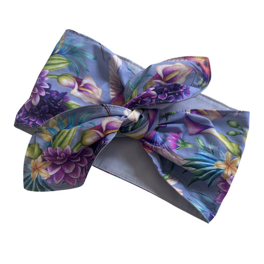 Florence Wired Headband | Tropical Hummingbird