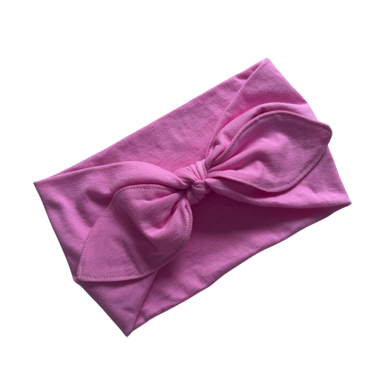 Binky Bunny Ear Headband | Light Pink Jersey