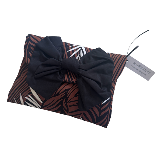 Elsie Clutch Bag | Tribal & Black